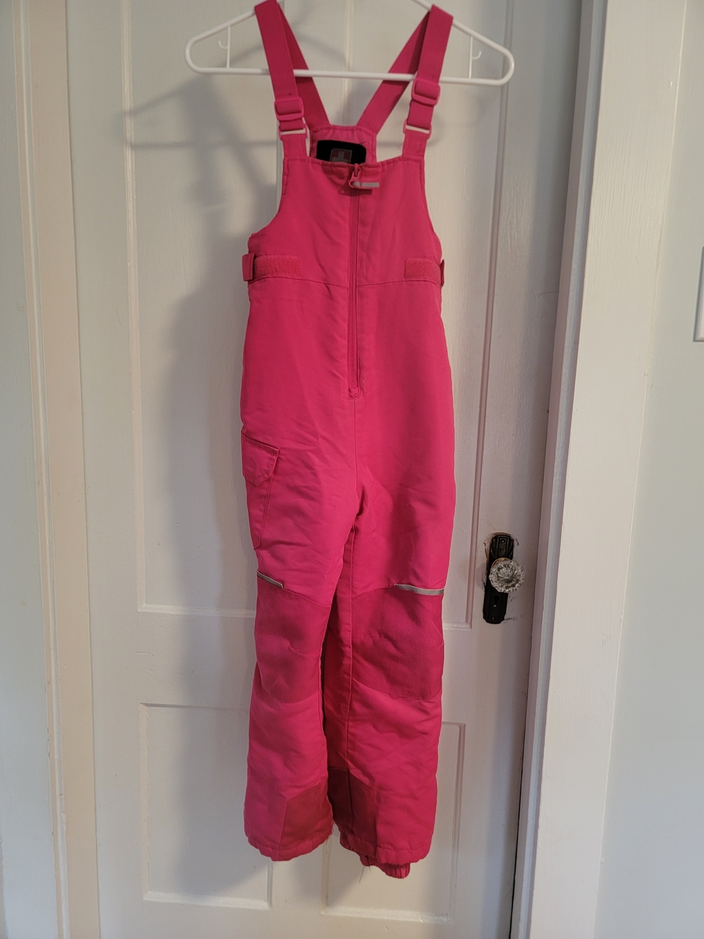 Swiss Tech Kids Pink Insulated Snow Bib Overalls